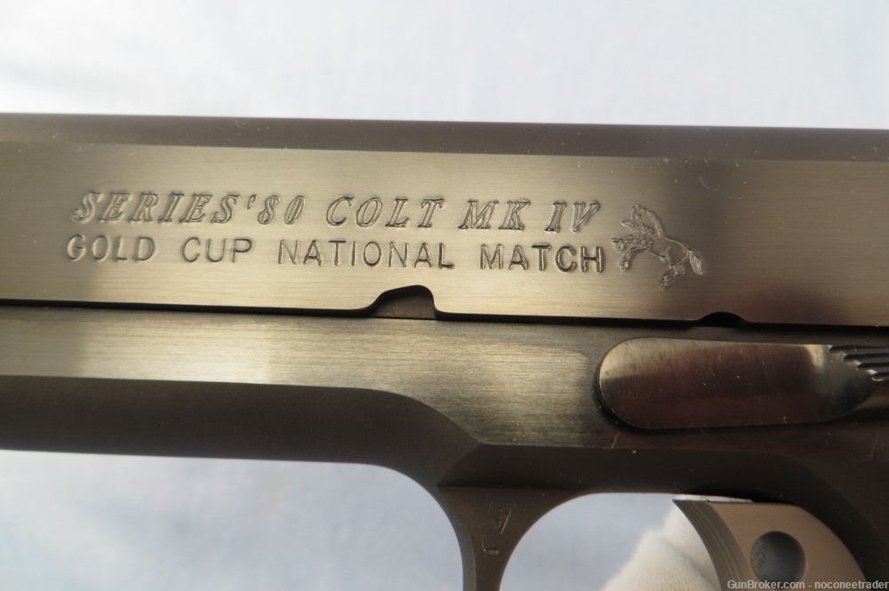 Colt Gold Cup National Match 45 Auto NEW Old Stock -img-5