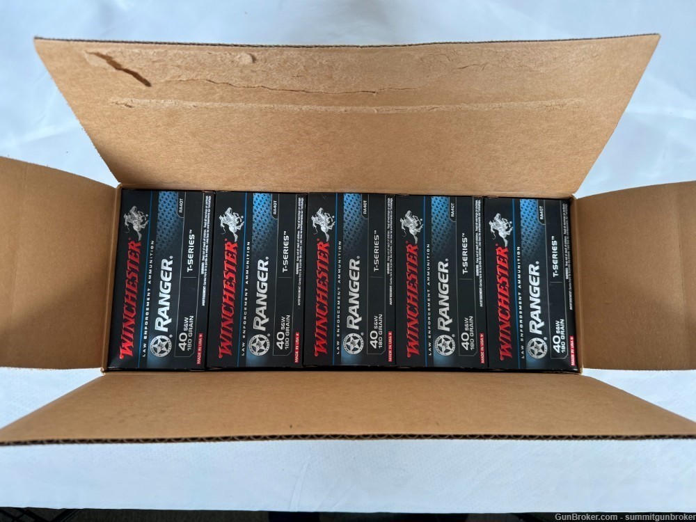 Winchester Ammo .40 Winchester Ranger Handgun Ammunition - 500 Rounds-img-2