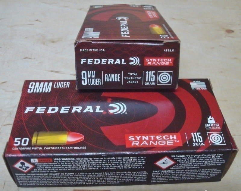 500 Federal 9mm 115 gr SYNTECH TSJ 9 mm AE9SJ1 ammunition-img-1