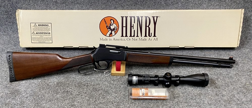 Henry Big Boy Steel .45 LC H012C Pre-Owned looks mint unfired Nikon Penny!-img-1