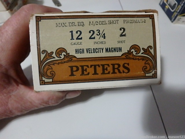 FULL 2-3/4 INCH PETERS BROWN DUCK BOX NO 2 SHOT MAGNUMS-img-1