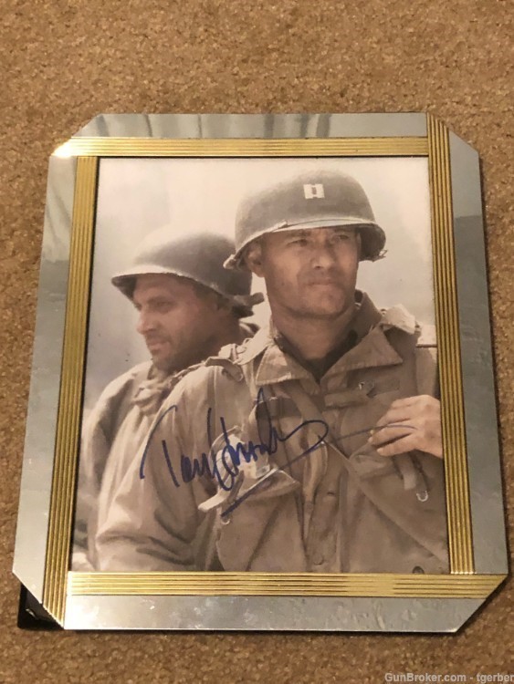 Saving Private Ryan Photo from movie Autographed by Tom Hanks-img-0
