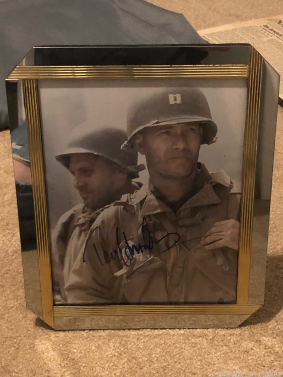 Saving Private Ryan Photo from movie Autographed by Tom Hanks-img-2
