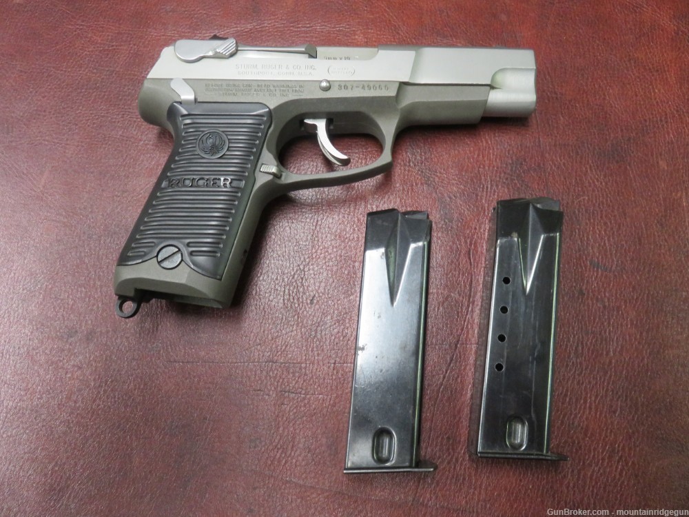 Ruger Model P89 DC Semi-automatic pistol chambered in 9mm w/ (2) magazines-img-7