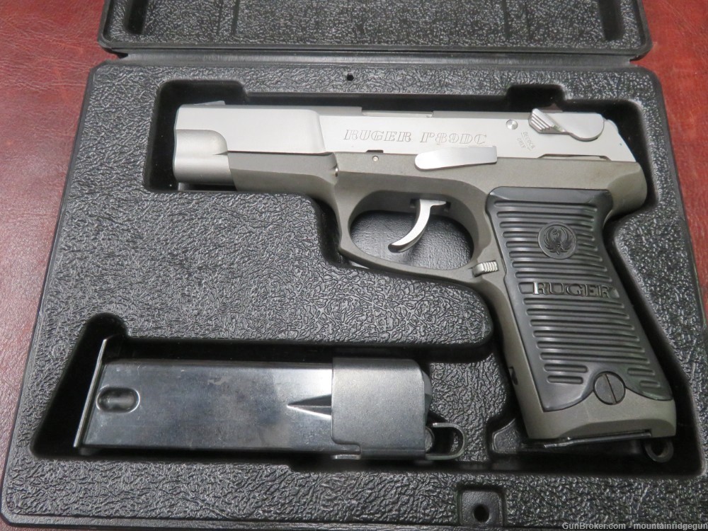 Ruger Model P89 DC Semi-automatic pistol chambered in 9mm w/ (2) magazines-img-4