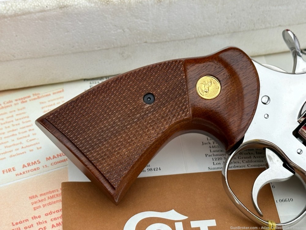 1971 Colt Python 2 1/2" 357 Magnum |*SCARCE NICKEL & TARGET GRIPS*|-img-8