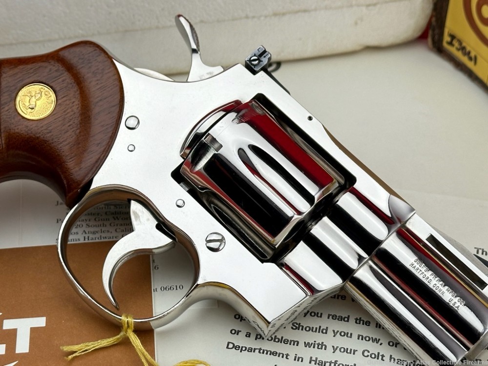 1971 Colt Python 2 1/2" 357 Magnum |*SCARCE NICKEL & TARGET GRIPS*|-img-7