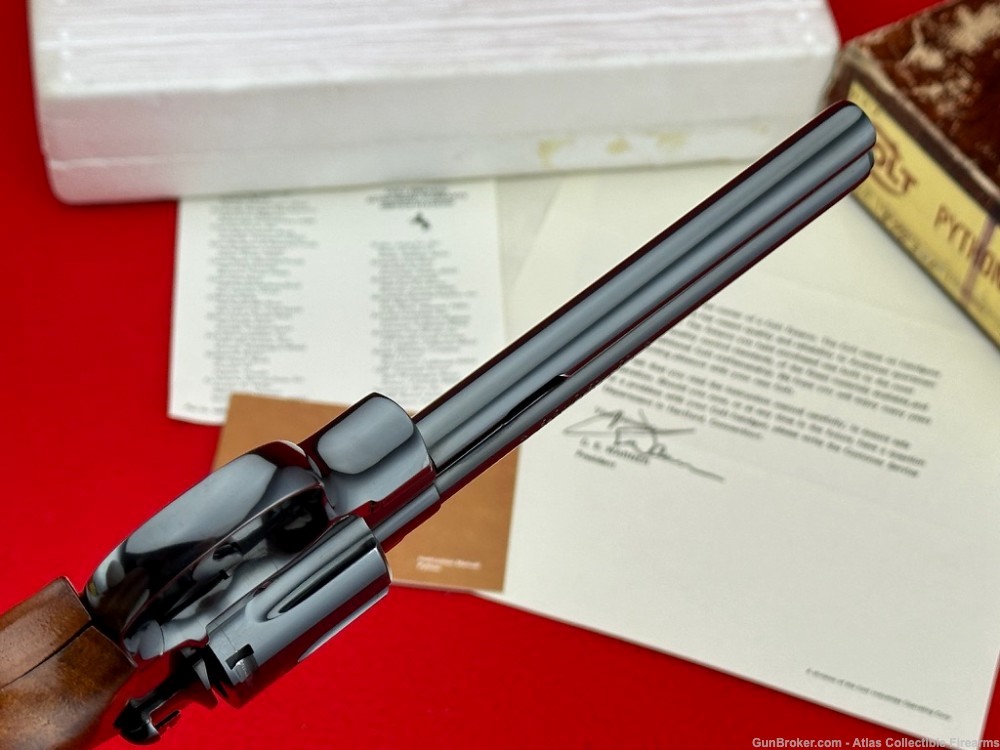 Very Fine 1977 Colt Python 6" .357 Magnum |*FACTORY ROYAL BLUE FINISH*|-img-18