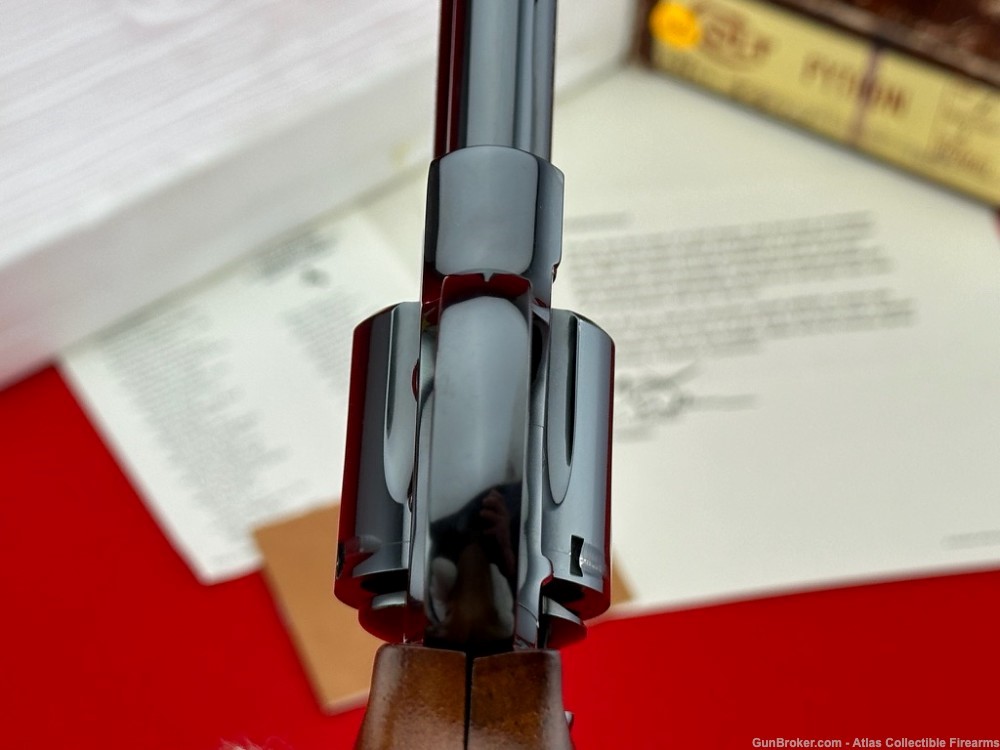 Very Fine 1977 Colt Python 6" .357 Magnum |*FACTORY ROYAL BLUE FINISH*|-img-19