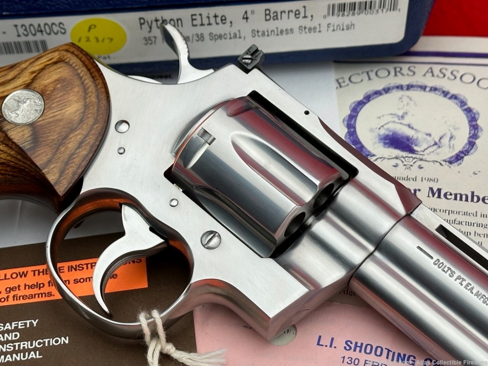 Custom Shop 2001 Colt Python Elite 4" STS 357 Magnum |*100% NEW OLD STOCK*|-img-7