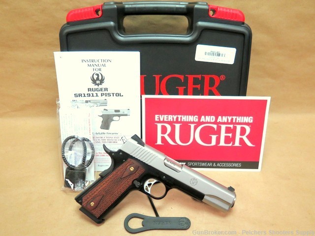 Ruger SR1911 45ACP 5-inch 2-Tone Sku 06792 Cased-img-0