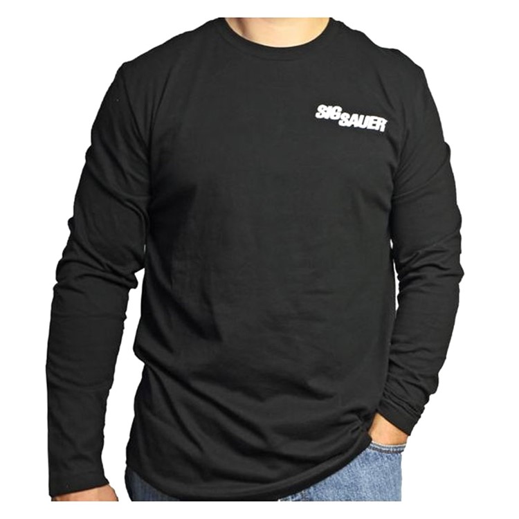SIG SAUER Long Sleeve Crew Neck T-Shirt Size Large (8300251-L)-img-1