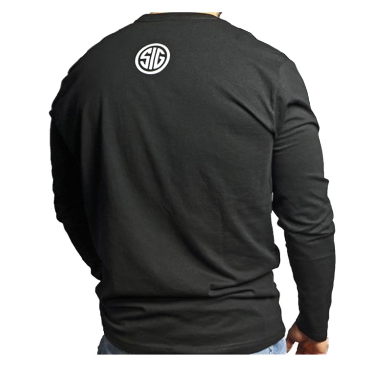 SIG SAUER Long Sleeve Crew Neck T-Shirt Size Large (8300251-L)-img-2