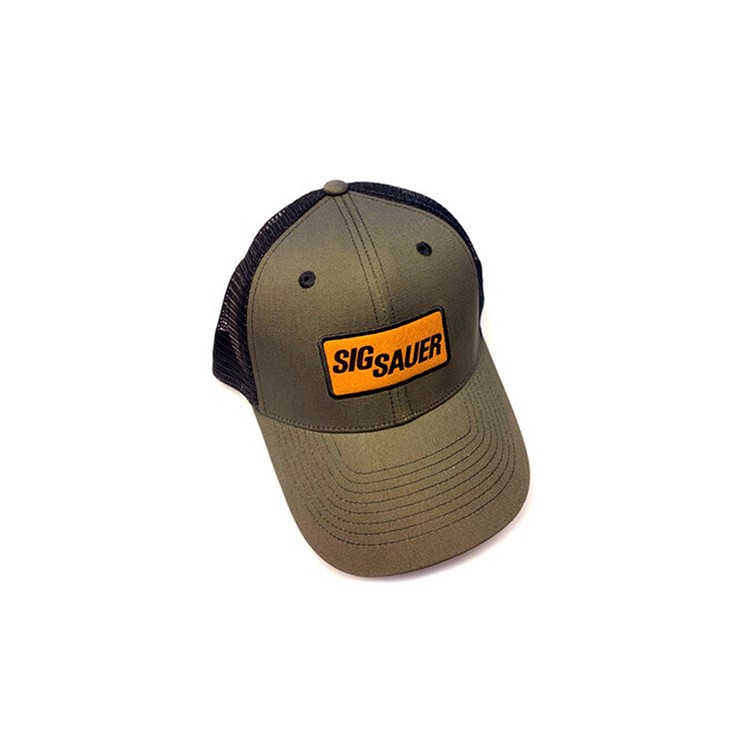 SIG SAUER Men's Leather Patch Trucker Hat (SG-HAT-SIG-LP)-img-4