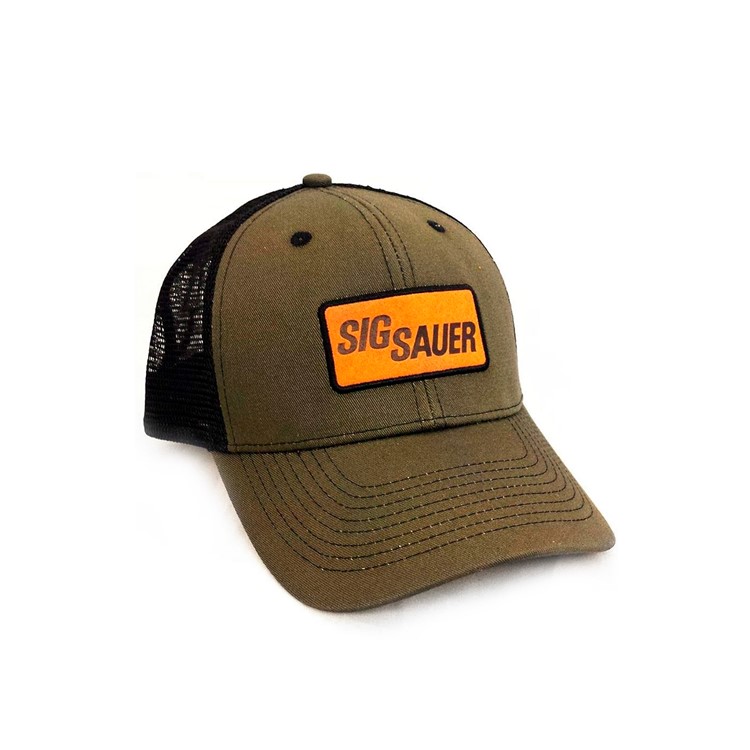 SIG SAUER Men's Leather Patch Trucker Hat (SG-HAT-SIG-LP)-img-2
