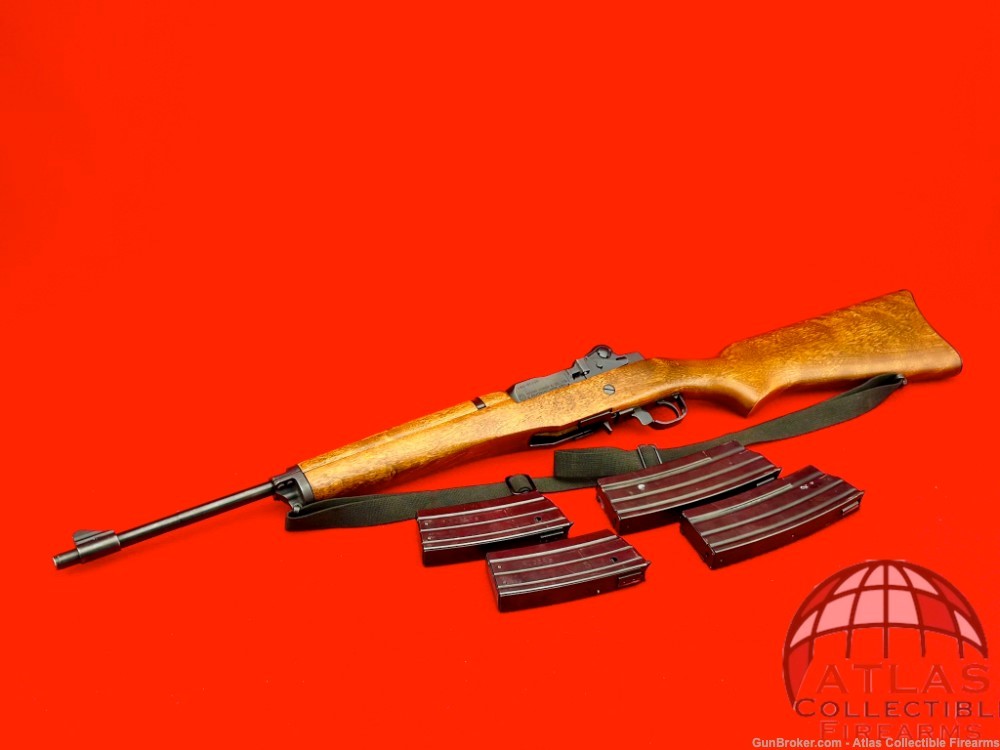 1976 Ruger Mini-14 Semi Auto Rifle .223 Remington 18" - 3RD YEAR PRODUCTION-img-0
