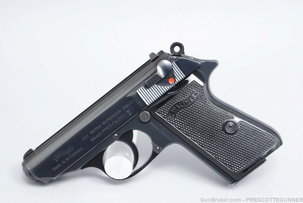 Walther PPK/S .22 LR Exc 1969 W. German w/ Box & Target C&R Penny $.01 NR-img-2