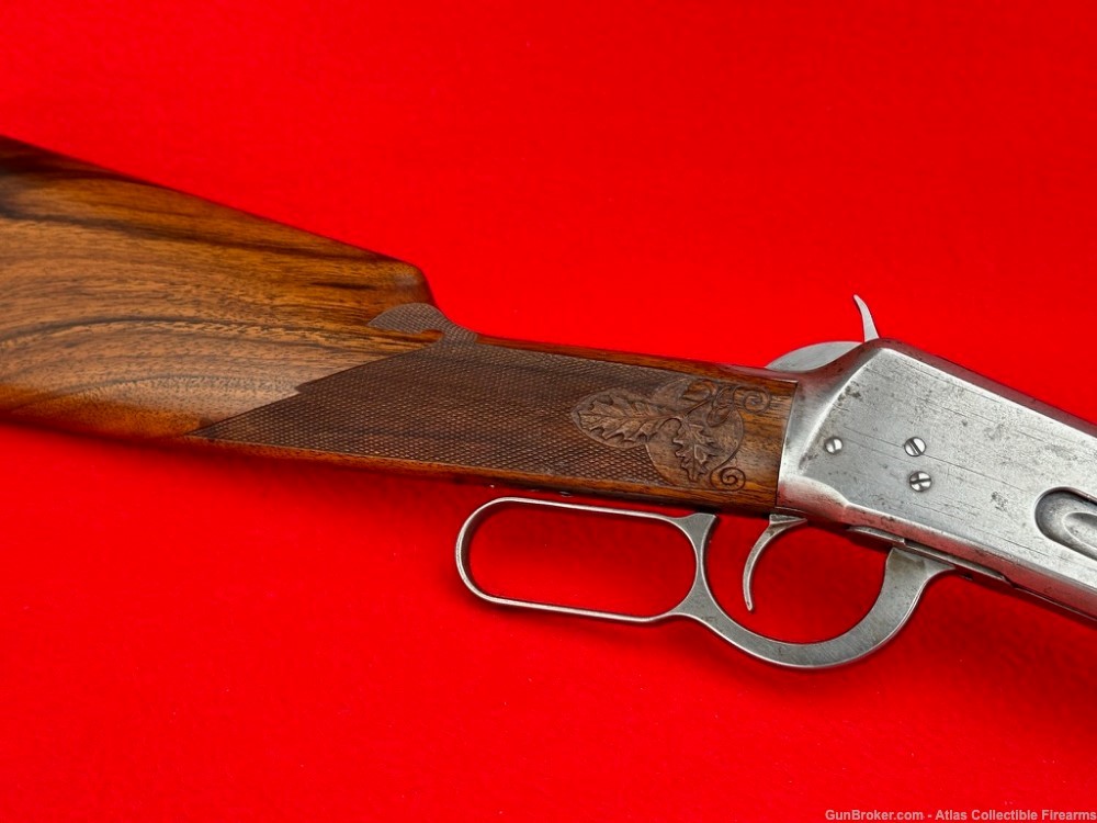 1904 Winchester Model 1894 .30 WCF 26" Round/Octagon - Hand Carved Stock-img-17