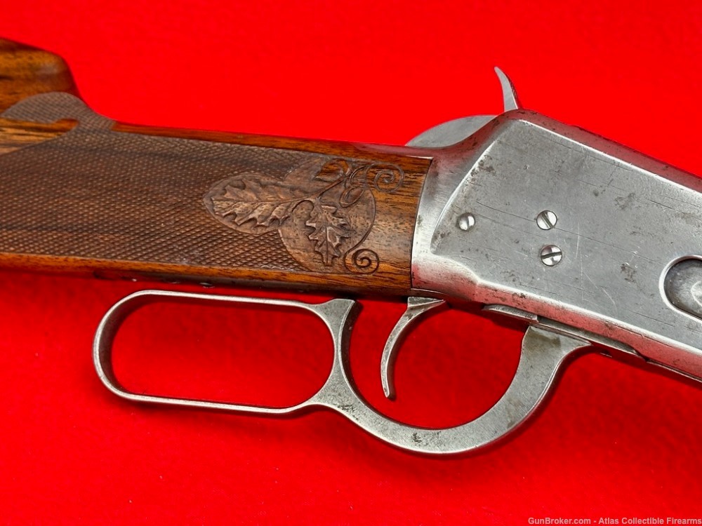 1904 Winchester Model 1894 .30 WCF 26" Round/Octagon - Hand Carved Stock-img-20