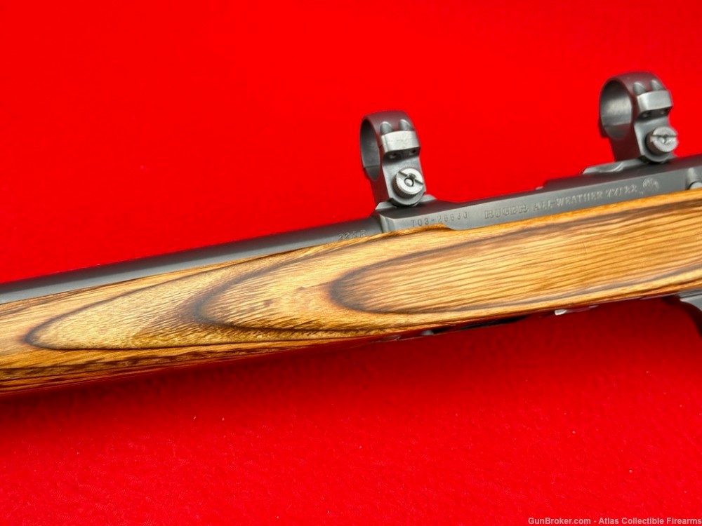 2003 Ruger 77/22 "All Weather" Bolt Action 22 LR 24" - Laminated Wood Stock-img-5