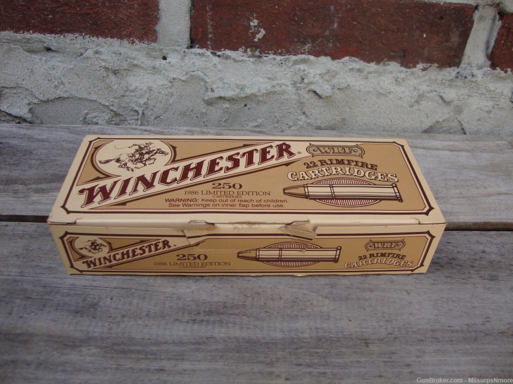 Vintage Full Brick of Winchester 22 WRF 1986 Limited Edition 250 Rounds-img-6
