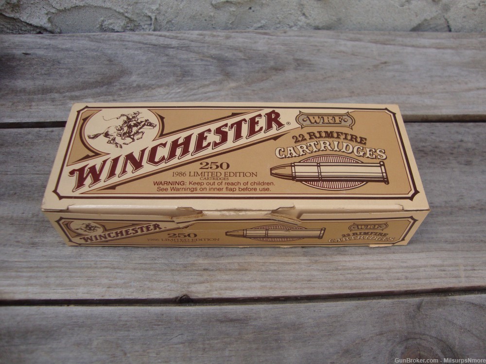 Vintage Full Brick of Winchester 22 WRF 1986 Limited Edition 250 Rounds-img-13