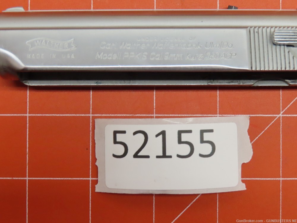 Walther model PPK/S .380 ACP/9mm Kurz Repair Parts #52155-img-3