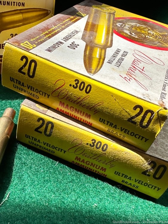 300 Weatherby Magnum Brass Case New Unprimed Qty 80 -img-1