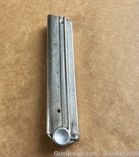 German Luger WWII Aluminum Bottom magazine. -img-1