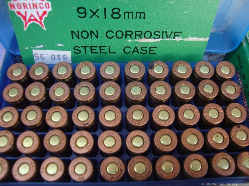 Large Lot Of Over 450 Rounds Of 9MM Makarov Ammo 9X18 HP And FMJ-img-13