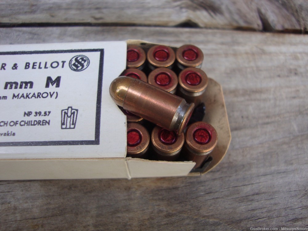 Large Lot Of Over 450 Rounds Of 9MM Makarov Ammo 9X18 HP And FMJ-img-7