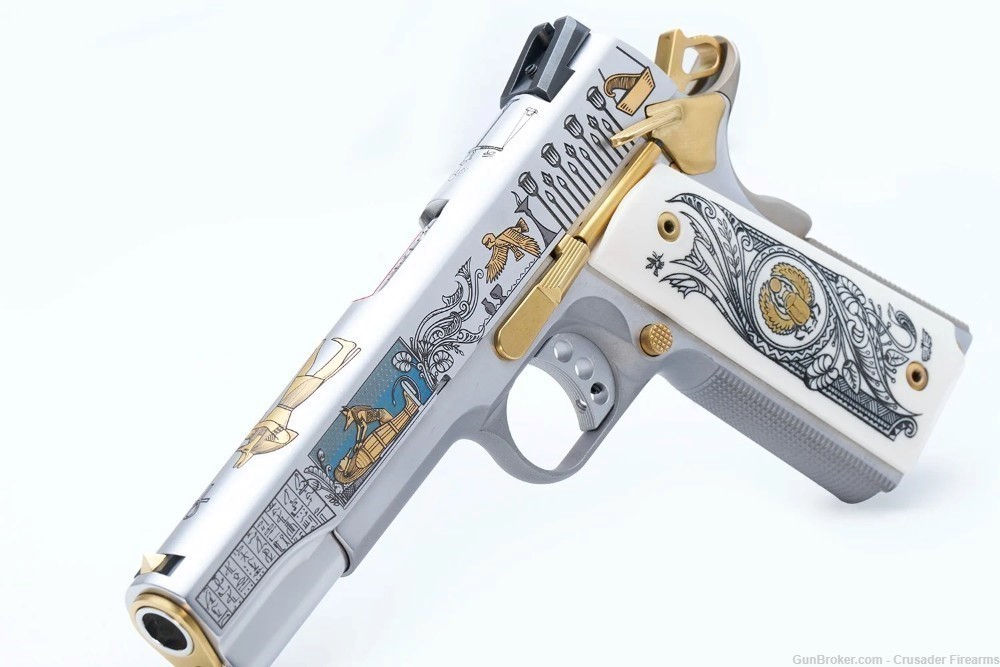 Exc. Smith & Wesson 1911  GODS OF EYGPT "ANUBIS" SK Custom 1 of 200 made-img-1
