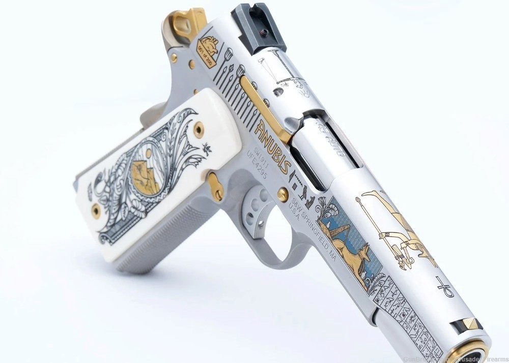 Exc. Smith & Wesson 1911  GODS OF EYGPT "ANUBIS" SK Custom 1 of 200 made-img-0