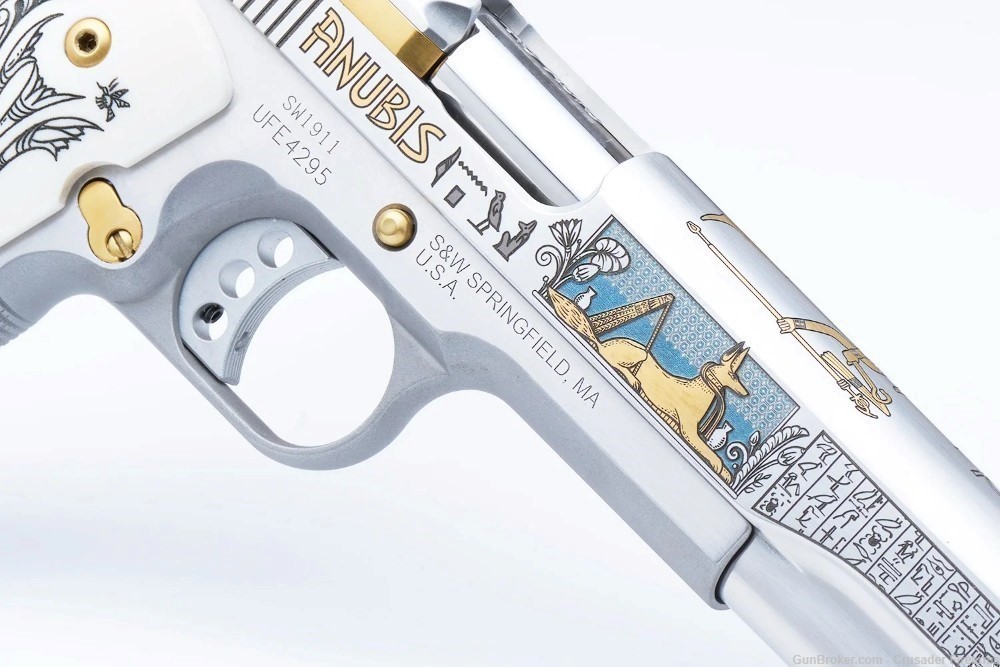 Exc. Smith & Wesson 1911  GODS OF EYGPT "ANUBIS" SK Custom 1 of 200 made-img-5