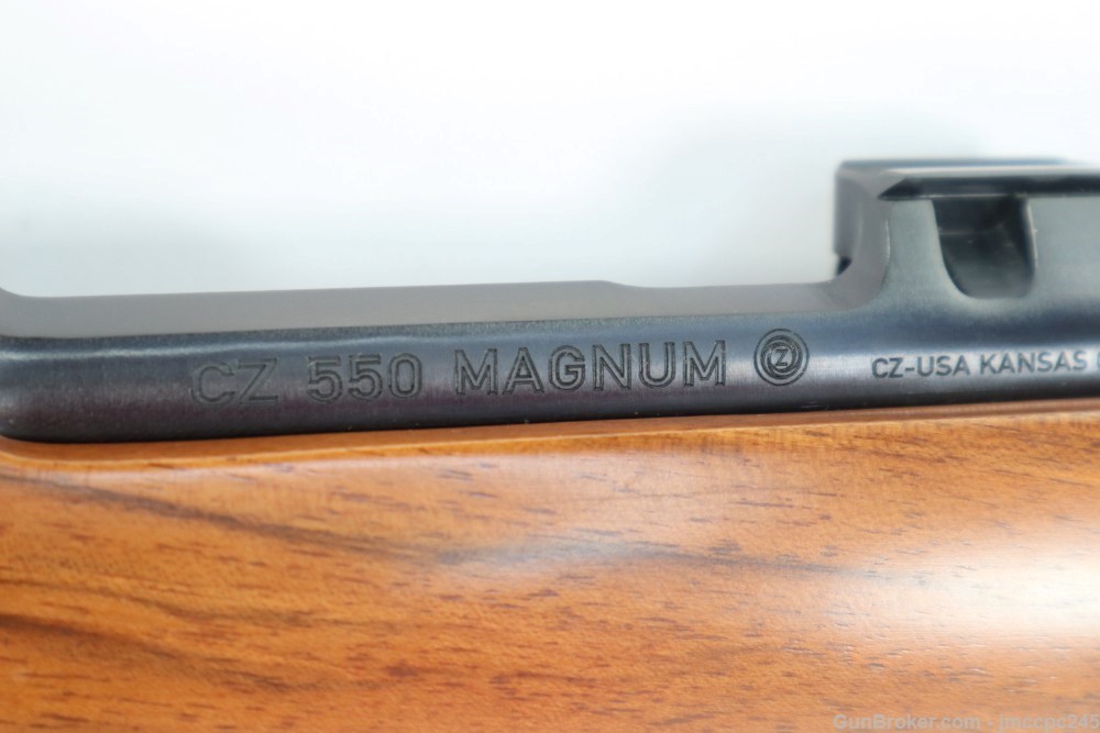 Rare Very Nice CZ-USA CZ 550 Safari Magnum 375 H&H Mag Rifle W/ Box 25" BBL-img-19