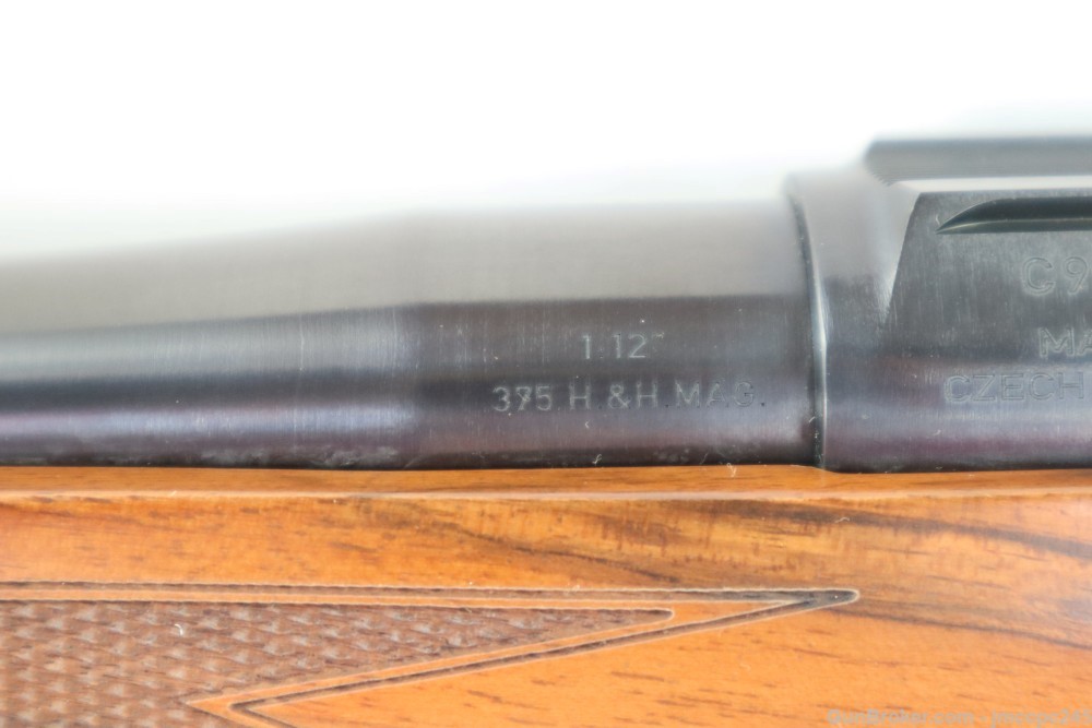 Rare Very Nice CZ-USA CZ 550 Safari Magnum 375 H&H Mag Rifle W/ Box 25" BBL-img-20