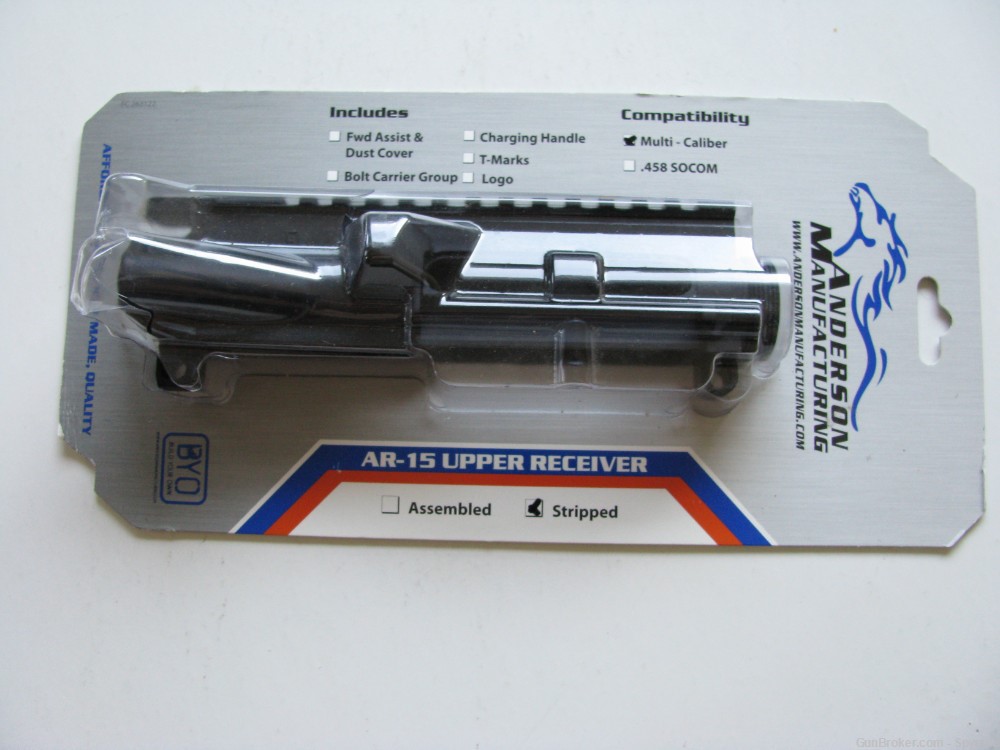Anderson Upper and Lower Multi-Cal Stripped Receivers NOS-img-5