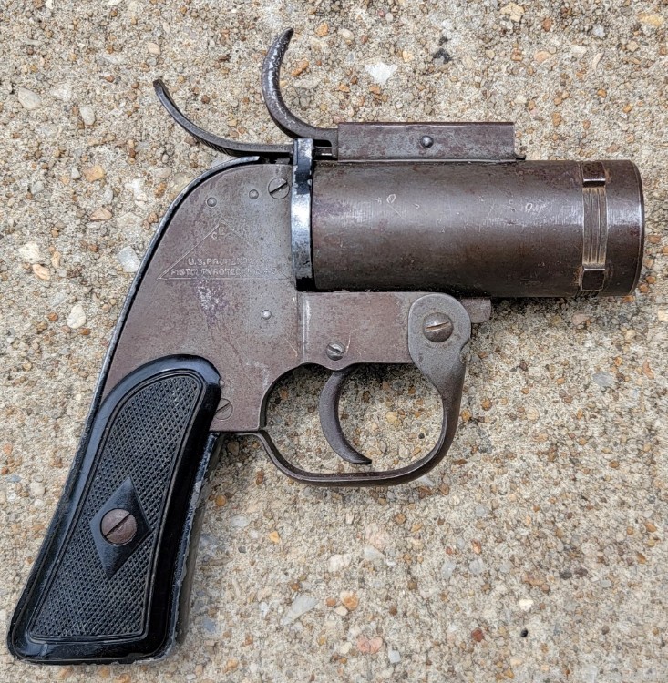 WWII U.S. Army Air Corps M8 Signal 37mm Flare Pistol-img-0