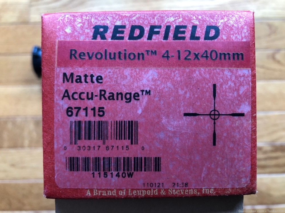 Redfield scope 4-12x40mm 1” tube-img-1