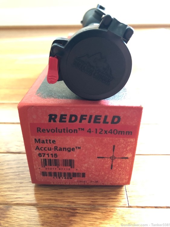 Redfield scope 4-12x40mm 1” tube-img-2