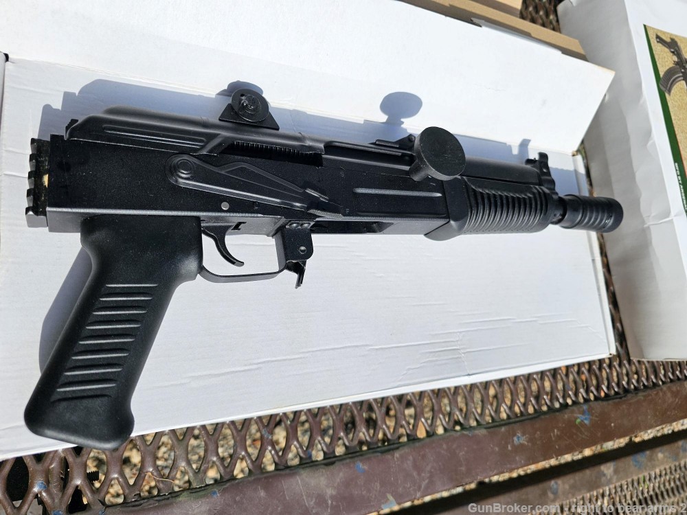 ANIB SAM7K-44 7.62x39 pistol as new includes Bulgarian 4 piece Flash Hider -img-3