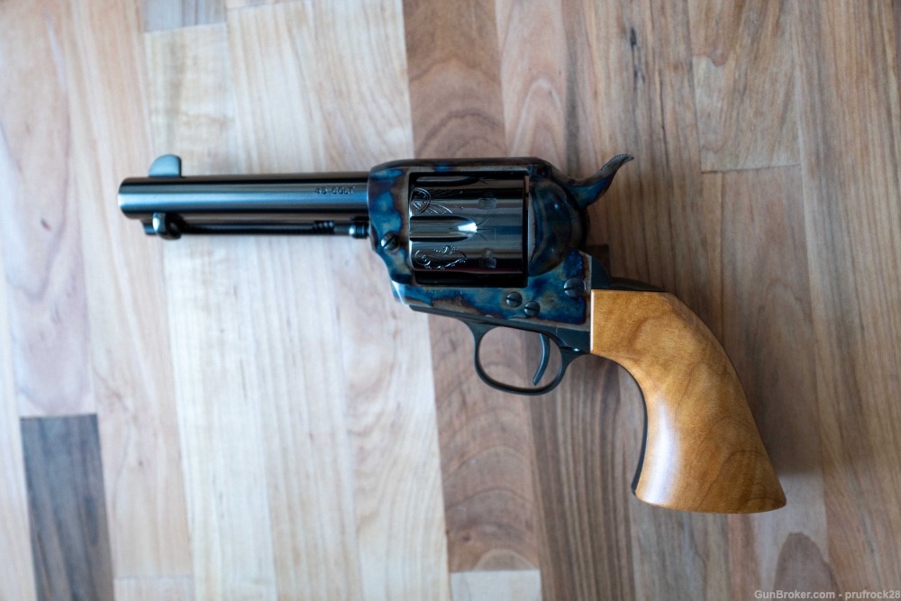 Turnbull SAA 45 Colt Revolver - Engraved-img-1