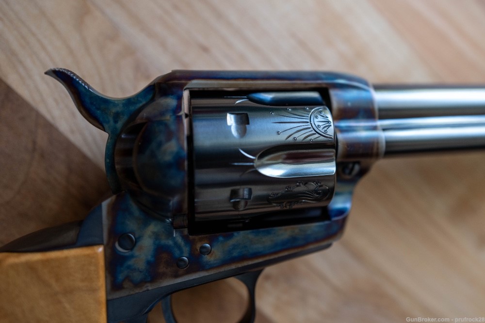 Turnbull SAA 45 Colt Revolver - Engraved-img-4