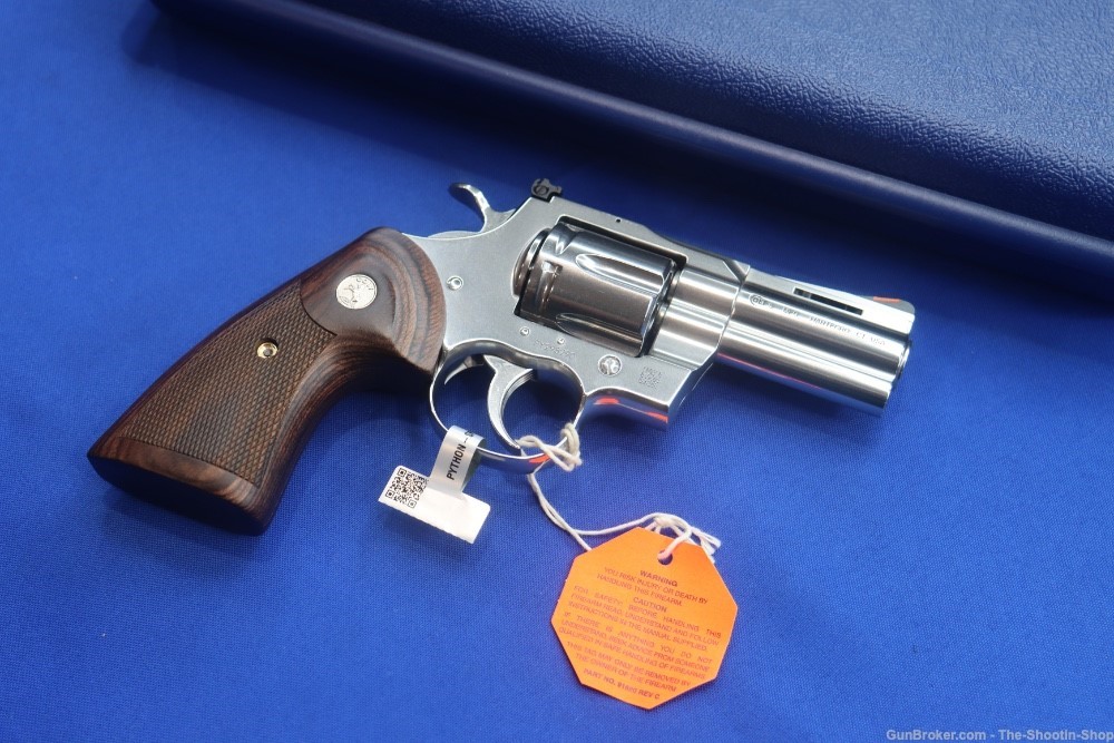 Colt Model Python Stainless 357 Magnum Revolver 3" 357MAG NR DA SA 357 MAG-img-8