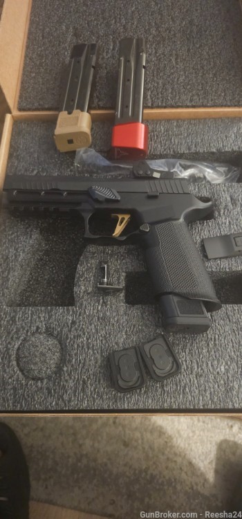 Sig sauer xfive legion with Icarus position grip and sig remeo pro reddot. -img-7