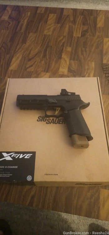 Sig sauer xfive legion with Icarus position grip and sig remeo pro reddot. -img-3