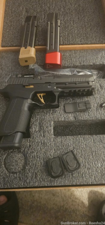 Sig sauer xfive legion with Icarus position grip and sig remeo pro reddot. -img-8