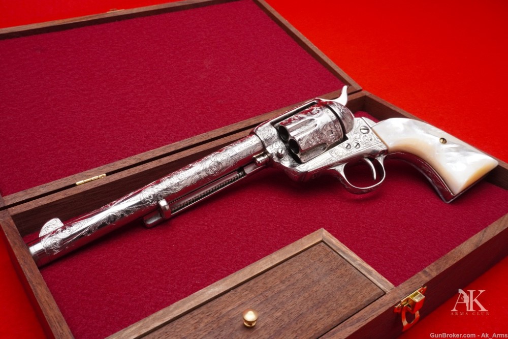 1907 Colt SAA .45 Colt 7.5" *FIRST GEN MASTER ENGRAVED & SIGNED*-img-25