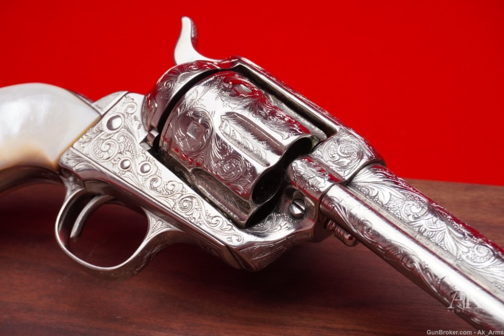 1907 Colt SAA .45 Colt 7.5" *FIRST GEN MASTER ENGRAVED & SIGNED*-img-7