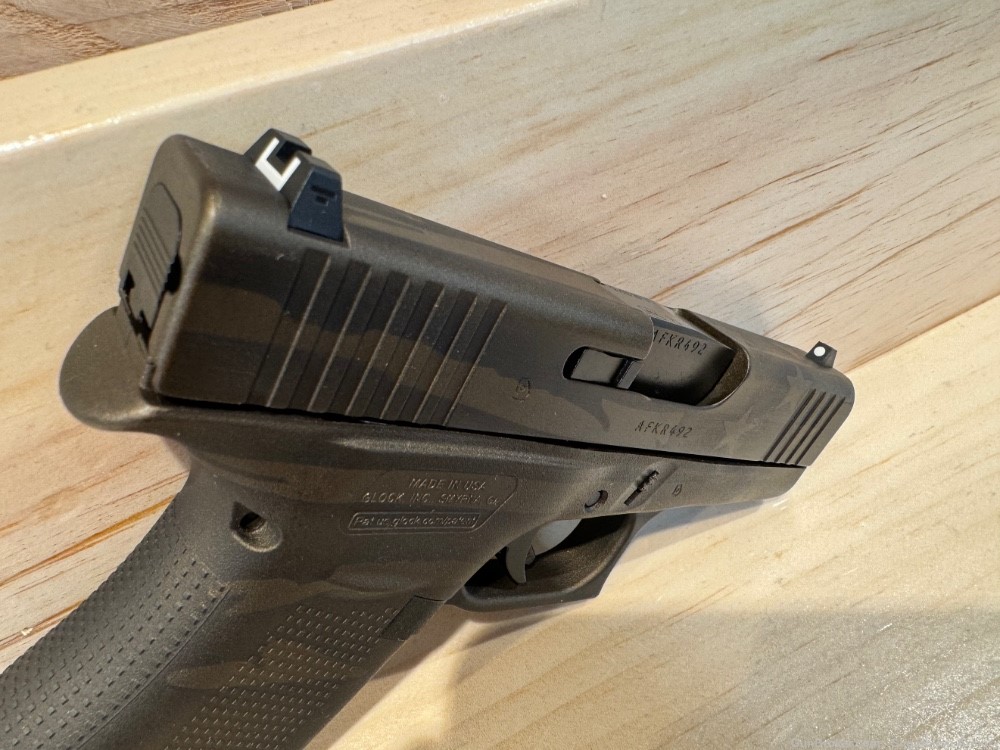 USED LIKE NEW Glock 43X Bronze Cerakote Semi-Auto Pistol in 9mm *NO CC FEES-img-7